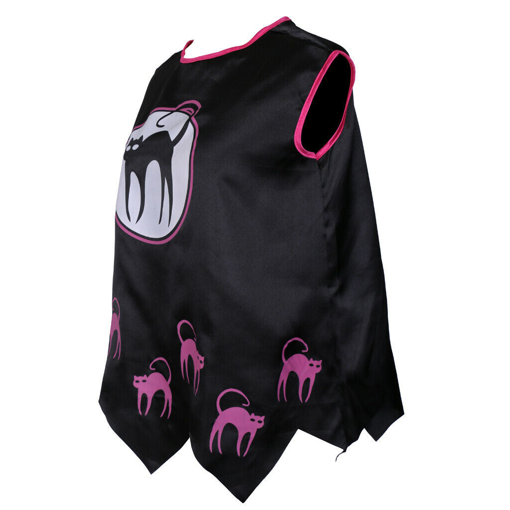 Girls Witch Costume Set Hat + Cloak + Witch Bag Costume Party Accessory For