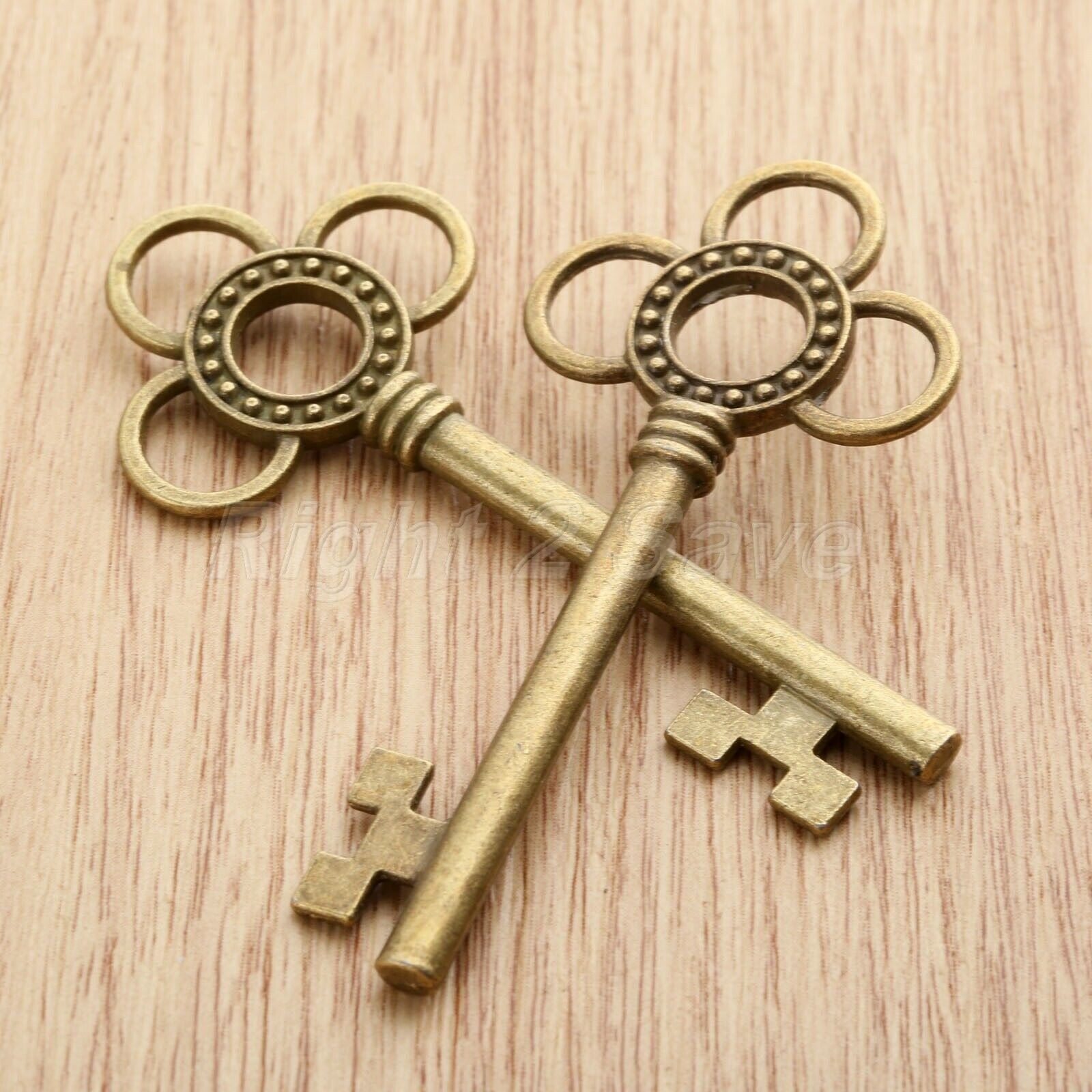 62*28mm Novelty Skeleton Key Charms Pendant Gift Jewelry Findings Wedding Favors