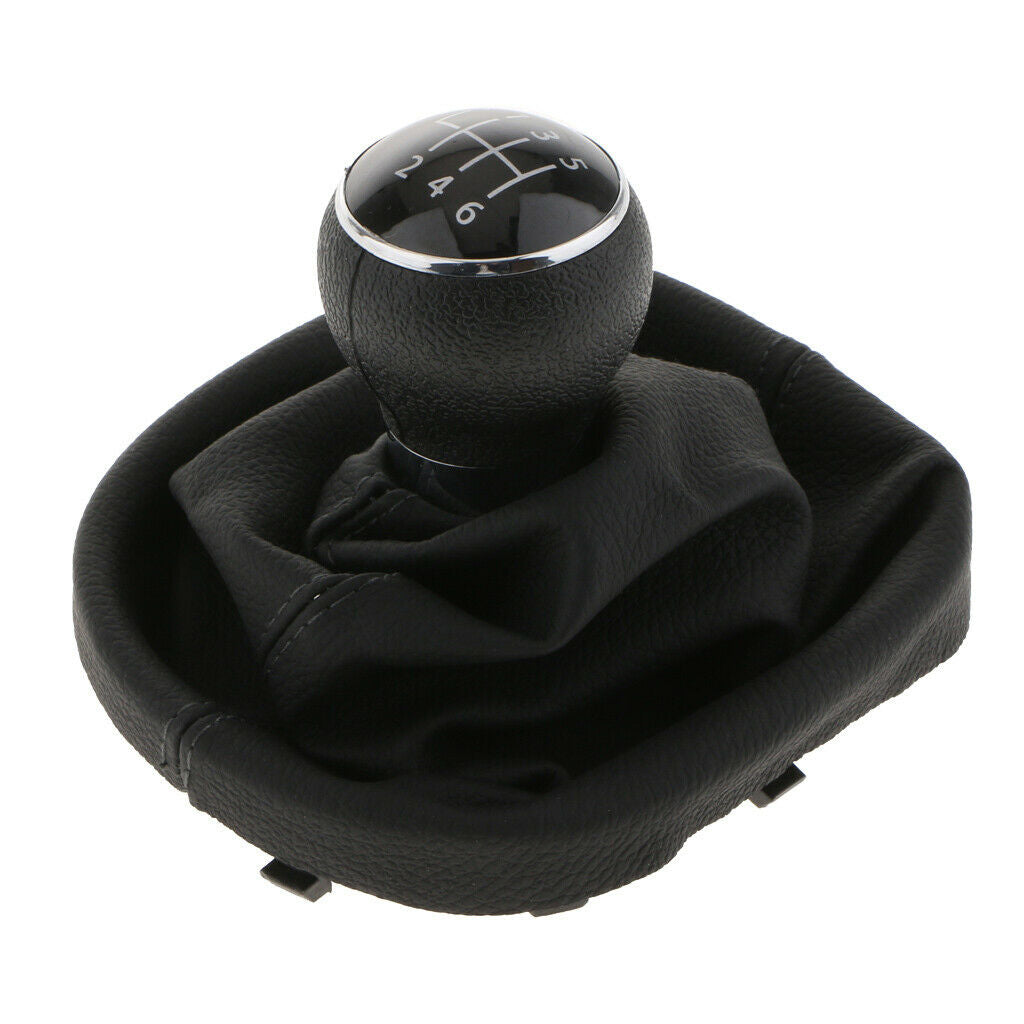 6 Speed Ball Style Shift Knob 1pcs Shift Knob Gaitor For VW TOURAN 2003-2010