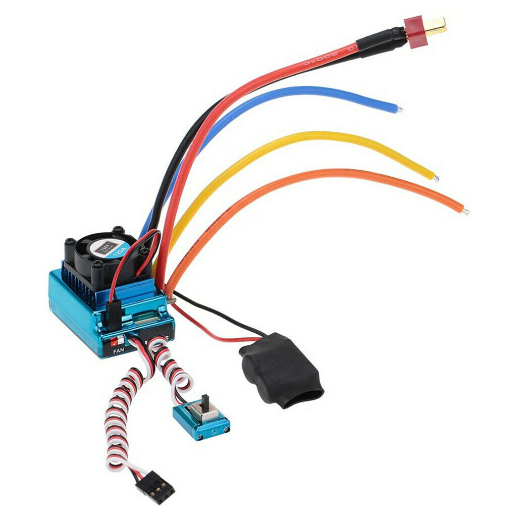 120A Brushless ESC Speed Controller for 1:10 On-road Drift Car Truck Parts