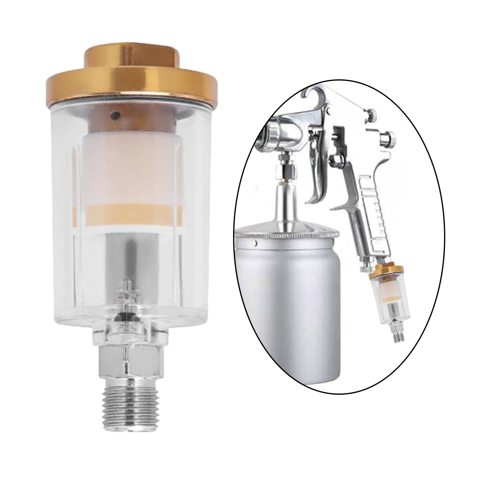 Water Oil Separator Spray Gun Filter Air Dryer Air Line Airbrush Separators