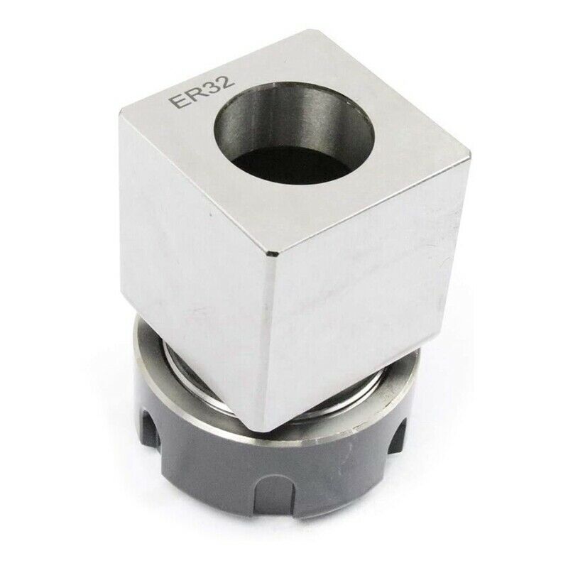 ER32 Collet Chucks Block Set of 2 Square and Hex Workholding Holder for CNC LaV9