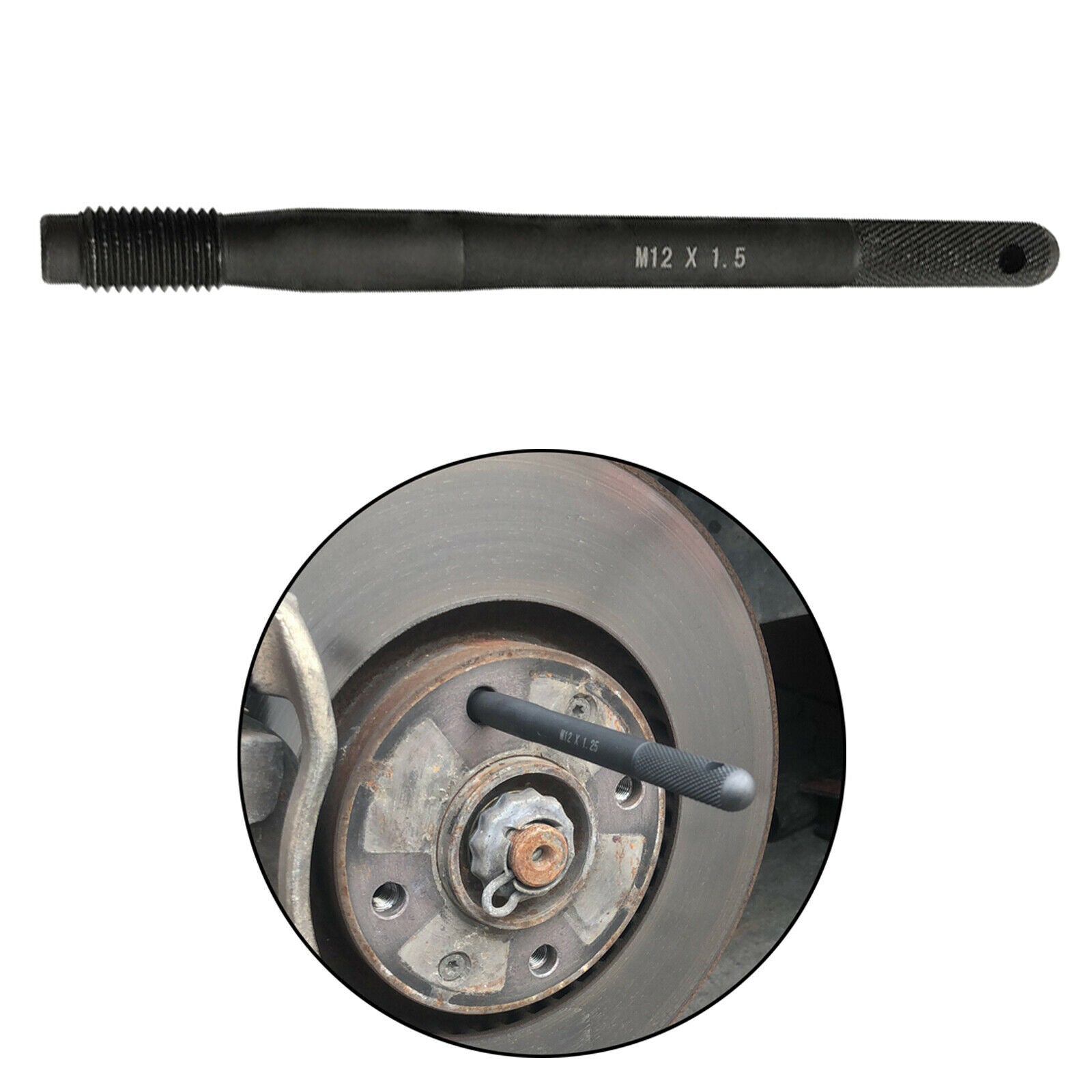Mounting Guide Bolt Wheel Lug Bolt Tool Wheel Mounting Guide Bolt M12x1.5