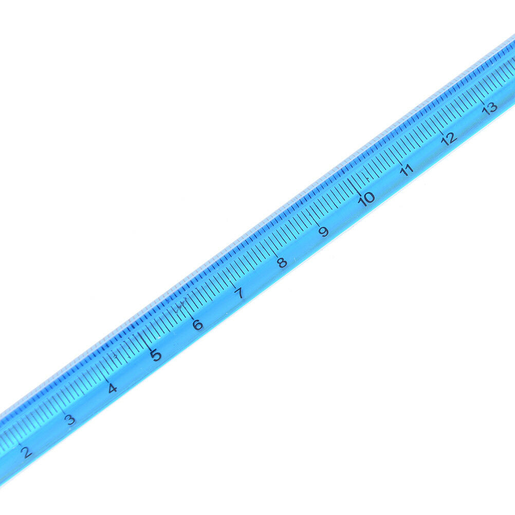 Creative Three Edged Ruler Triangular ScaleClear CrystalMeasuring Ruler To.l8