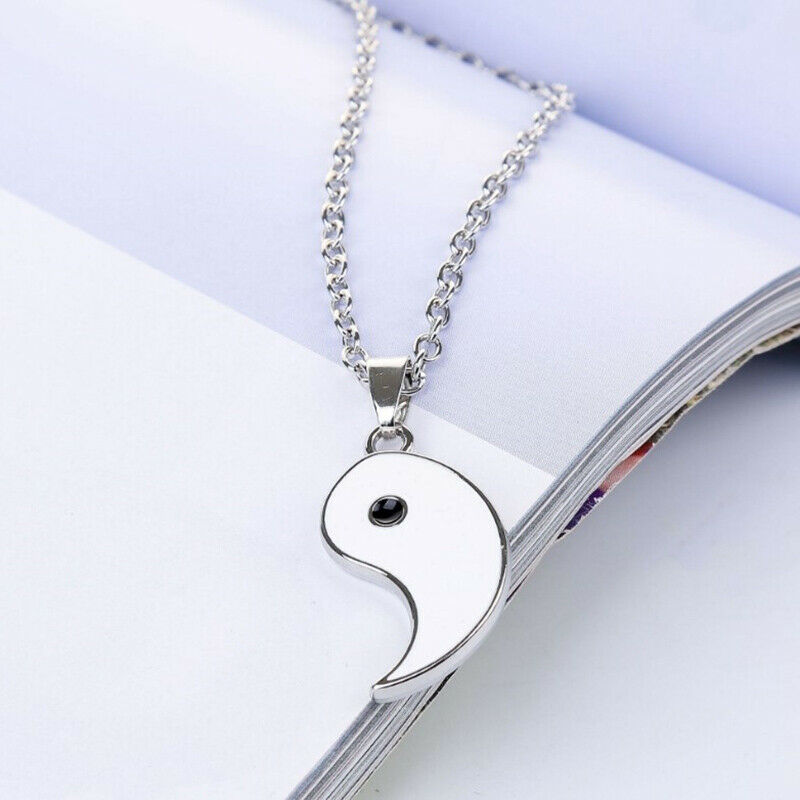 Yin Yang Pendant Necklace For Women Men Fashion Couples Matching Choker Jewe Pb
