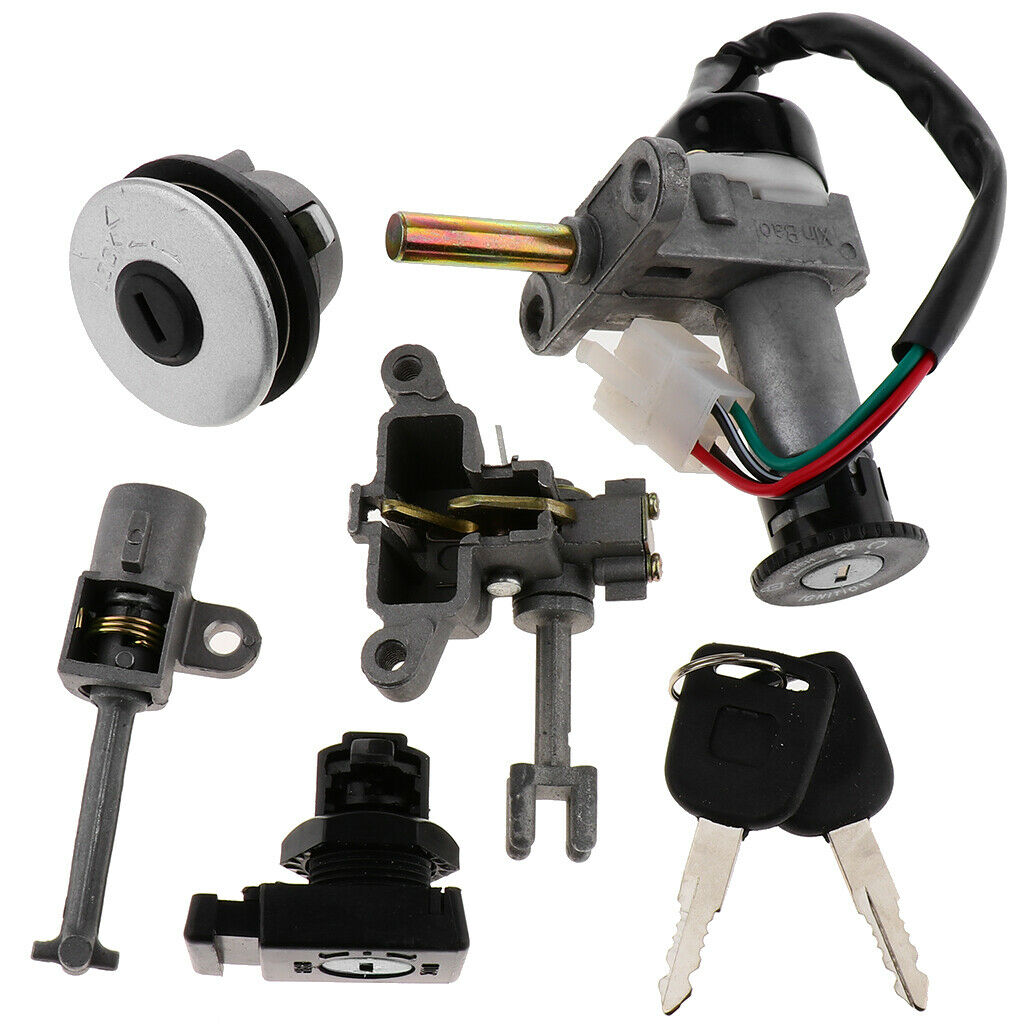 Fuel Tank Cap Lock Electric Door Lock Throttle Lock for Yamaha ZY125T