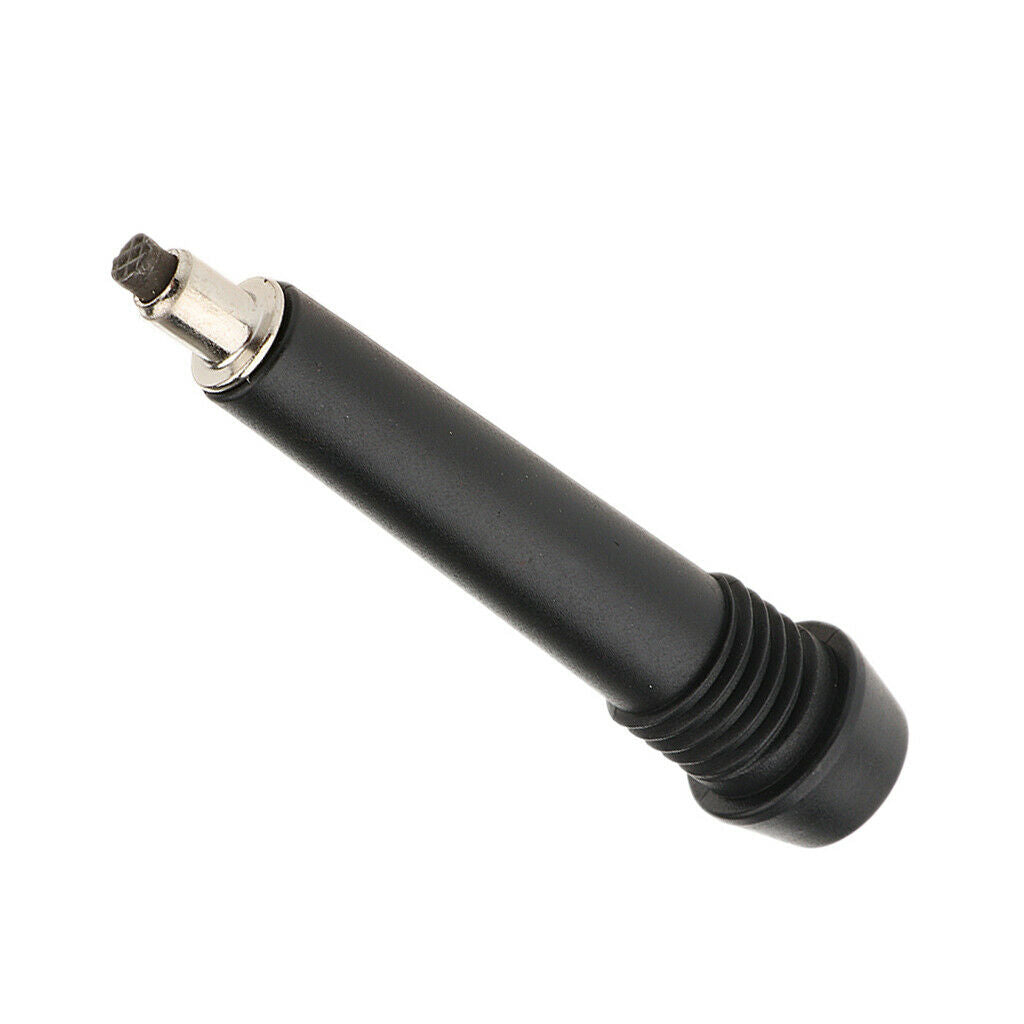 Flex Long Replacement Rod Tip for Alpenstock Trekking Pole Stick 8cm Black Color