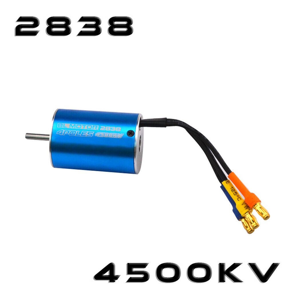 Super 2838 4P Brushless Motorcycle Brushless with 35A Controller for Car