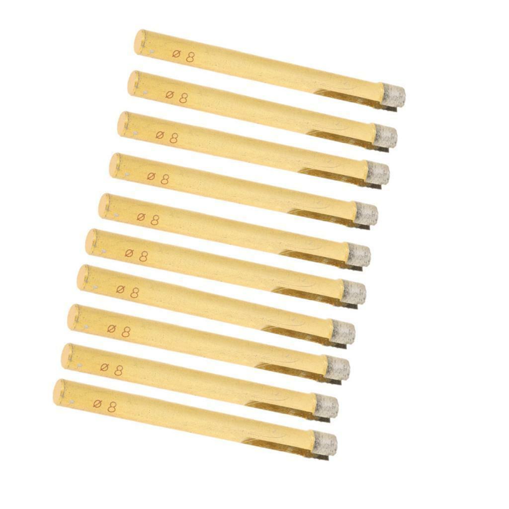 10PCS 8mm Diamond Holesaw Tile, Ceramic, Porcelain, Marble, Drill Bit New