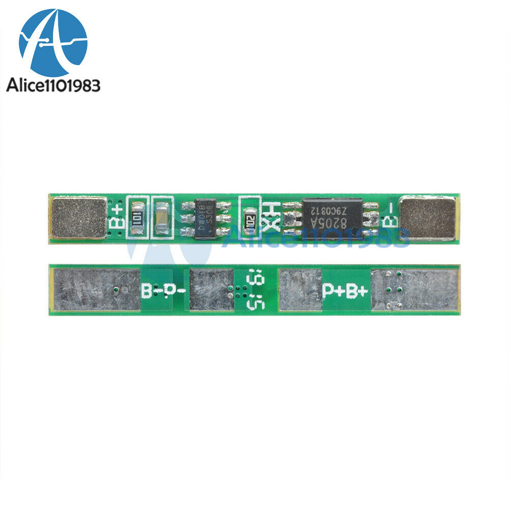 1S 3.7V 2.5A Lithium Batterry Protection Board Polymer BMS PCM PCB Li-ion Module