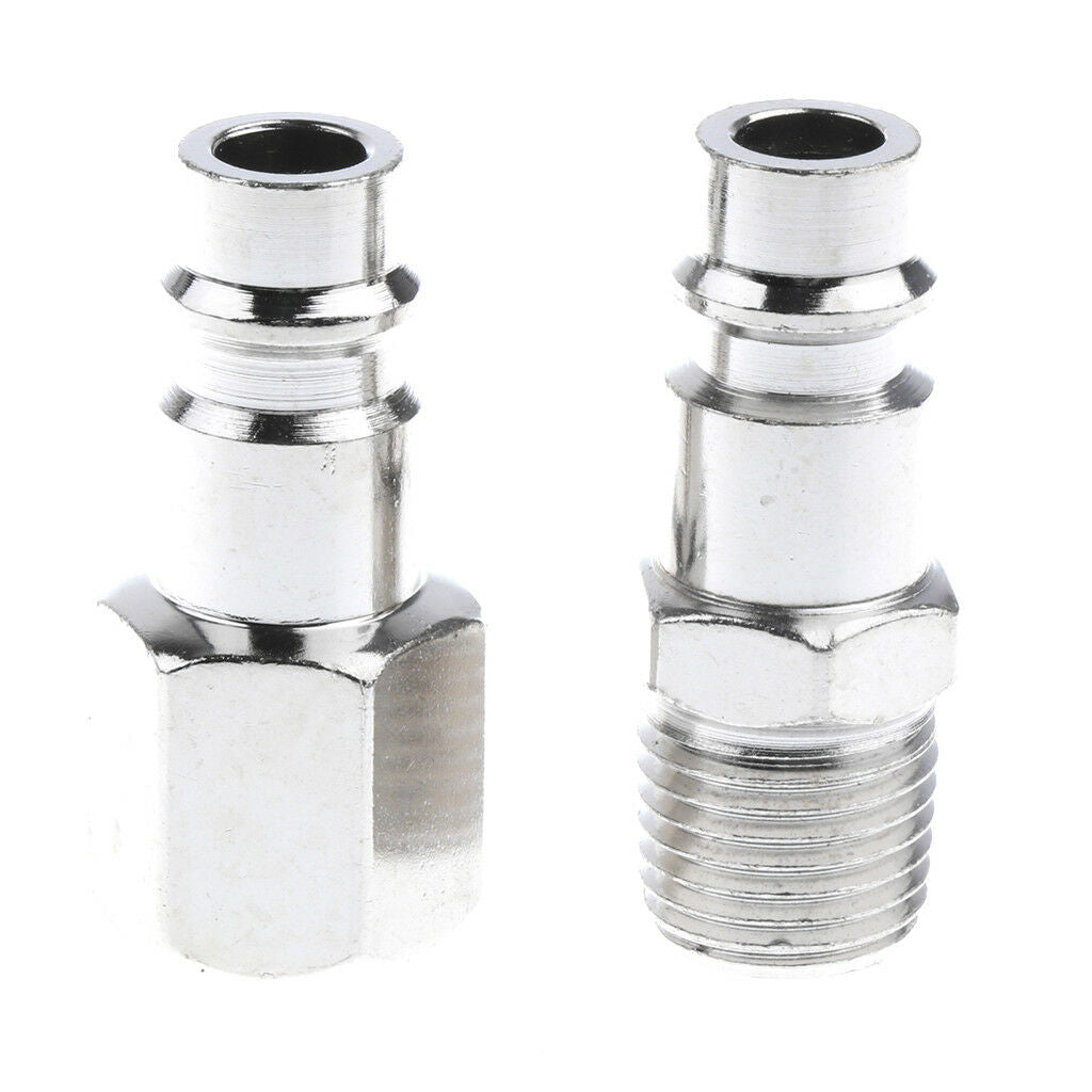 6pcs Air Line Hose Fittings Compressor Connector Quick Release Set 1/4'' NPT