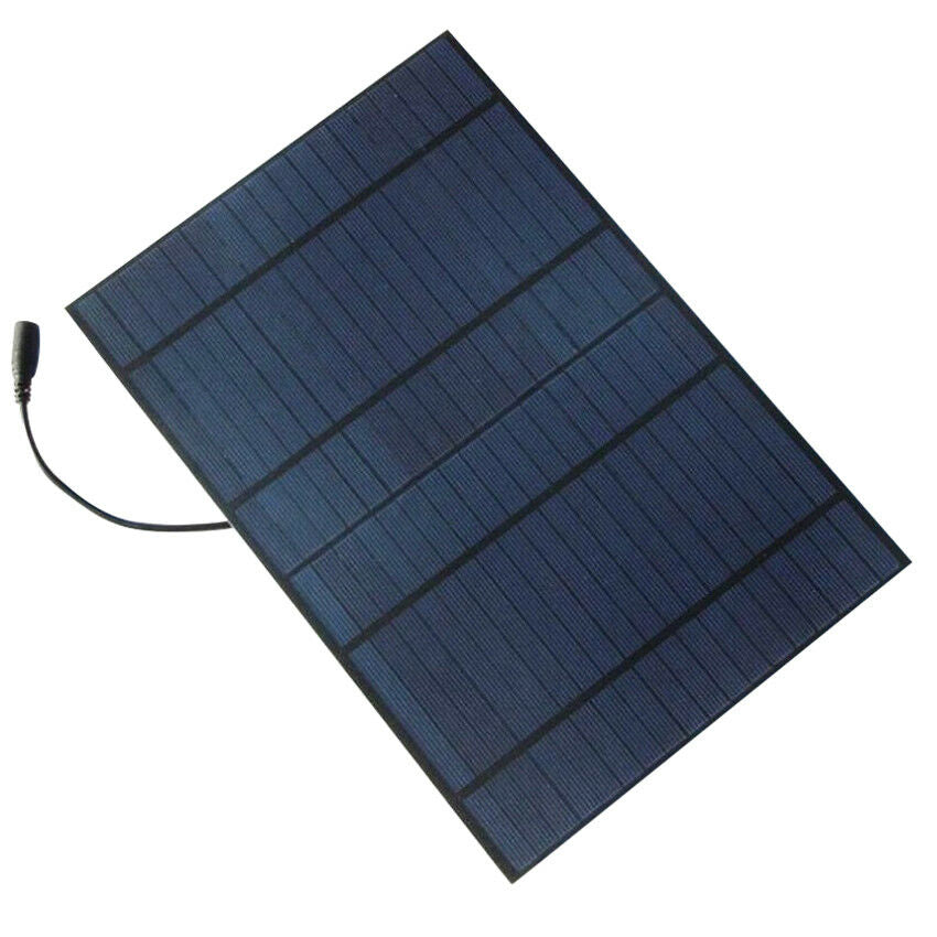 18V 10W Portable Solar Panel Kit for RV Car Motorcycle Battery Charger
