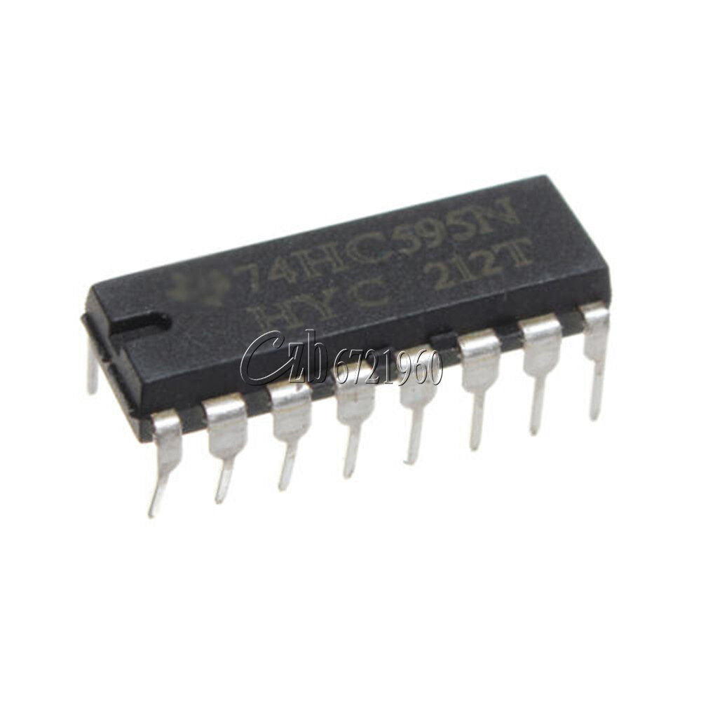 20Pcs SN74HC595N 74HC595  8-Bit Shift Register DIP-16 IC