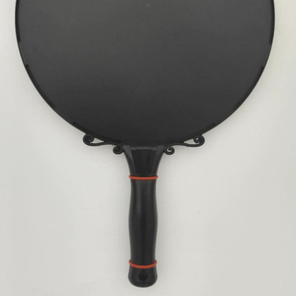 Portable Round Hand Mirror Hairdressing Large Handheld Mirror Large Viewing