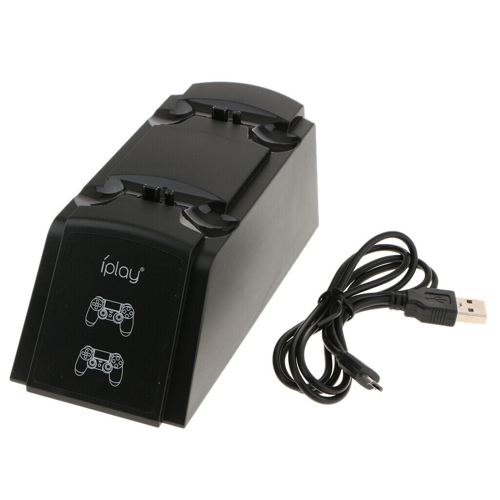 For PS4 Controller Charger Charging Dock Station Dual USB Fast Charging Stand &