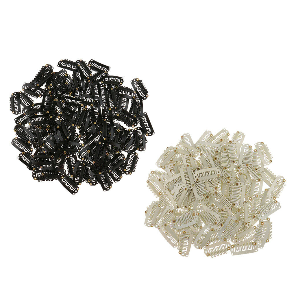 200pcs 28mm U Shape Metal Clips for Wig Clips