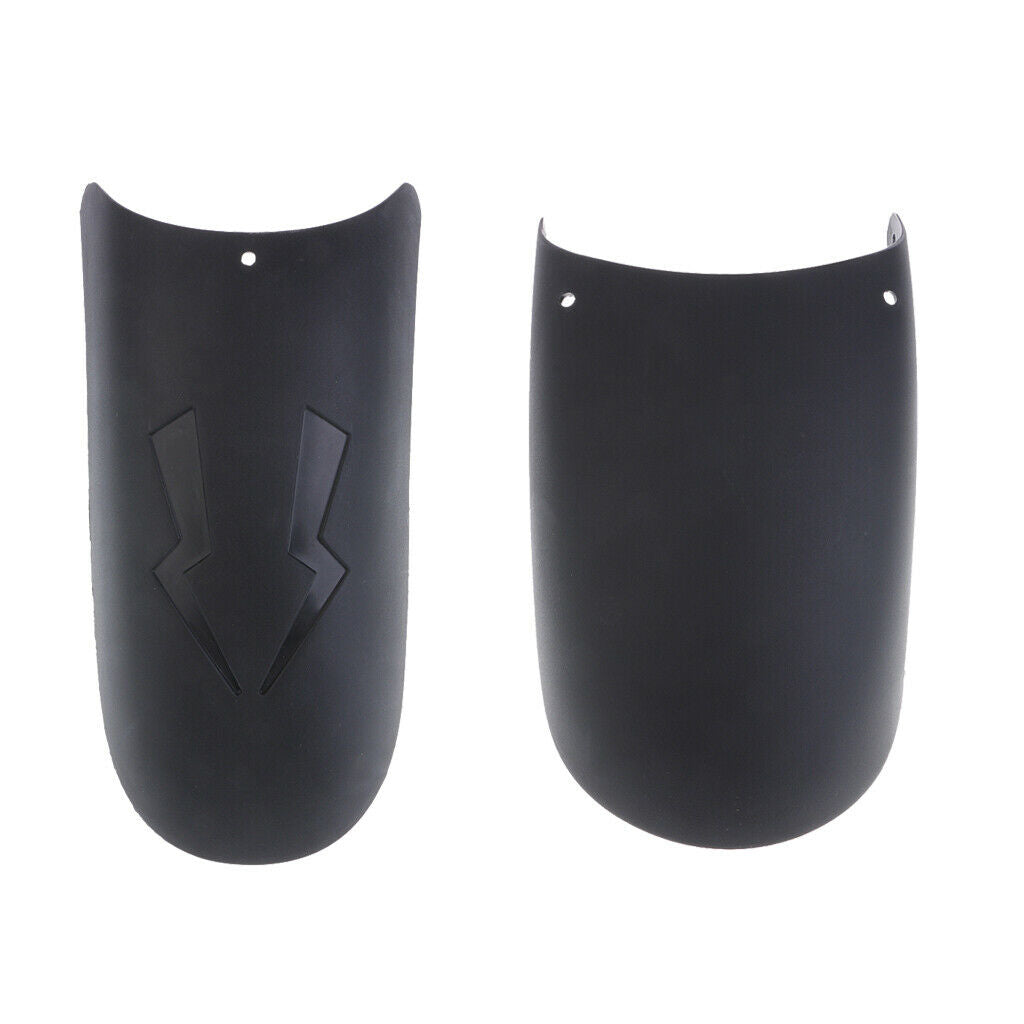 2x Universal Motorcycle Front Fender Extender Wheel Splash Guard Extension