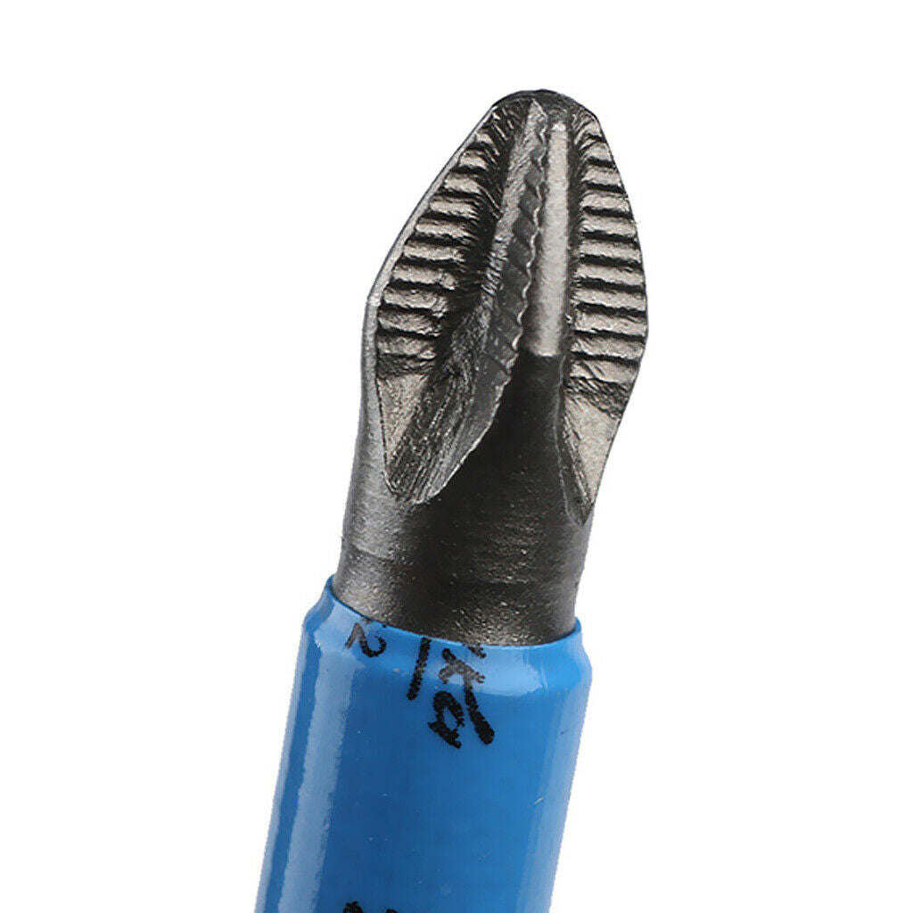 10Pcs Professional Magnetic Cross Head Screwdriver Bits Tip Set 1/4" Hex High