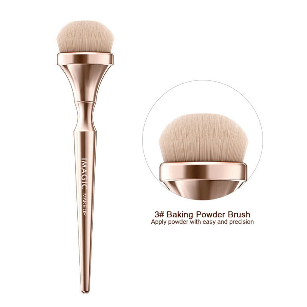 9 Pieces Luxurious Makeup Cosmetic Brushes Set Blush Powder Blending Brush