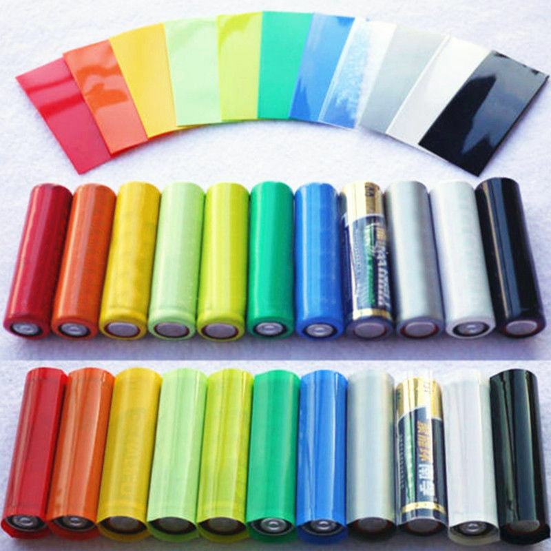 280pcs PVC Heat Shrink Tubing Tube Wrap Kit For Li-ion 18500 Battery