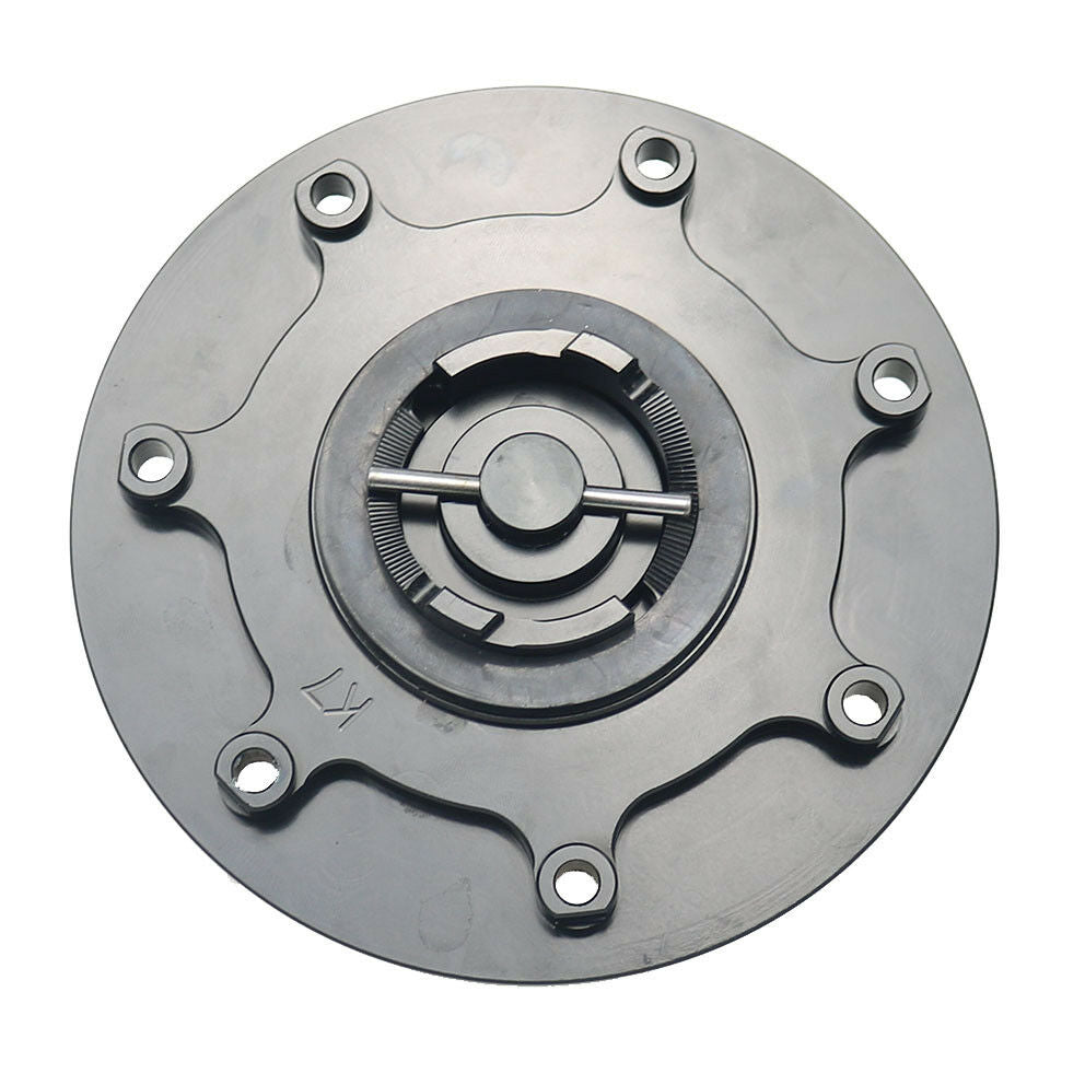 Black CNC Bow-tie Gas Fuel Tank Cap Cover For Kawasaki ZX-11 ZXR400 Ninja ZX ZZR