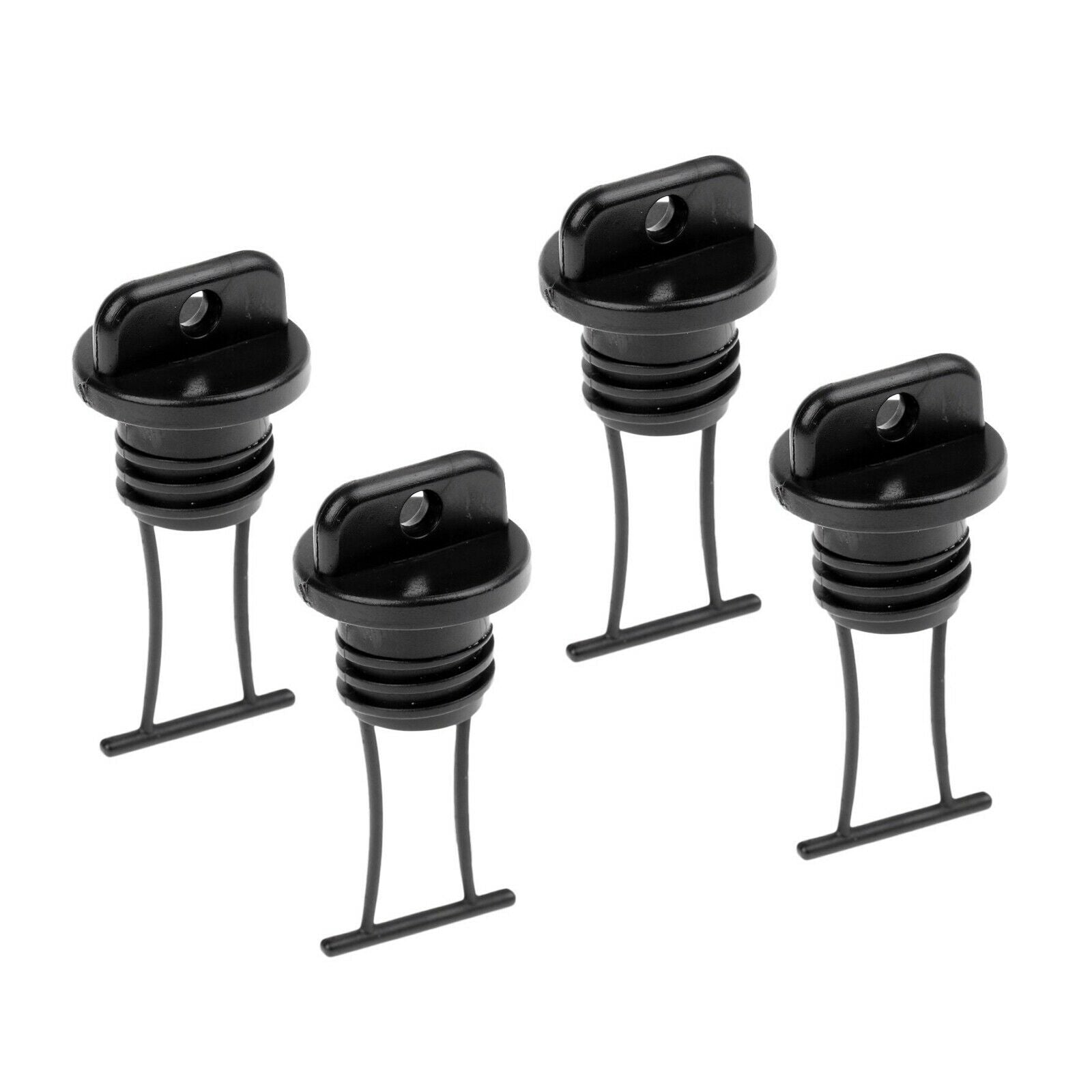 4pc Universal Plastic Hull Drain Plug Bung Spare for Kayak Canoe Boat Accessory