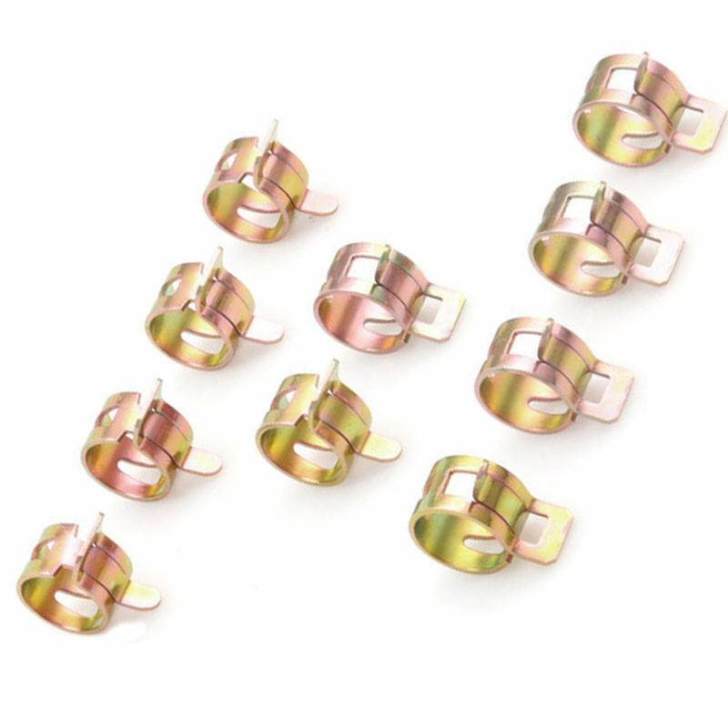 6/9/10/12/14 / 15mm Spring Clips Fuel Oil Water Hose Gas Clip Pipe Tube Clamp Fa