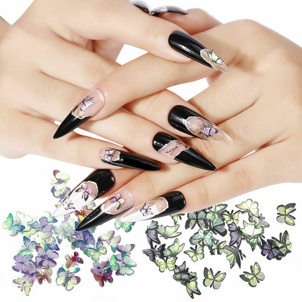 Pattern Wood Pulp Flakes Nail Paillettes Ultrathin Holographic Nail Art Sequins