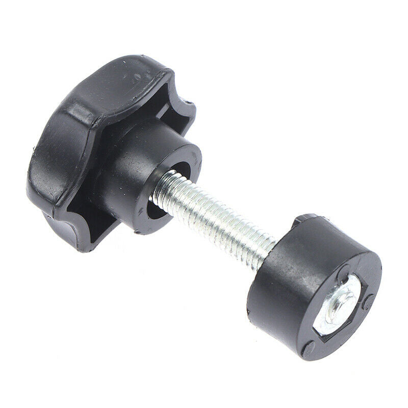 Tighten the guiding rule screw with the pressing screw of the manual ceramic KX