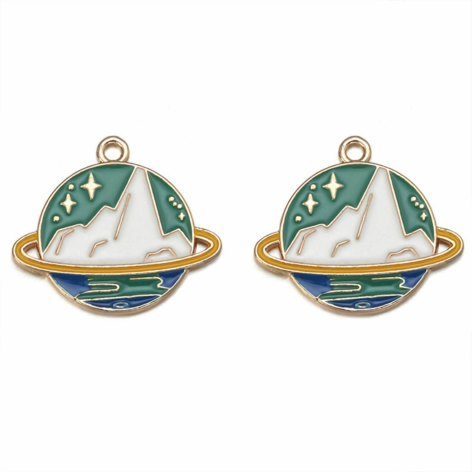 20 Pieces Alloy Cute Charms Space Styles Pendants for Earring Jewelry Making