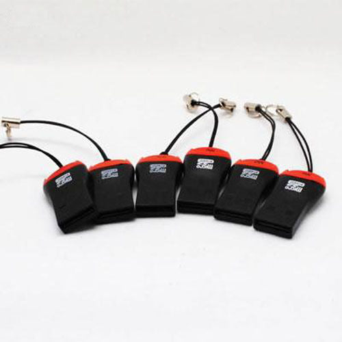 5PC USB 2.0 Micro SDHC TF Flash Memory Card Reader Mini Adapter For PC * .l8