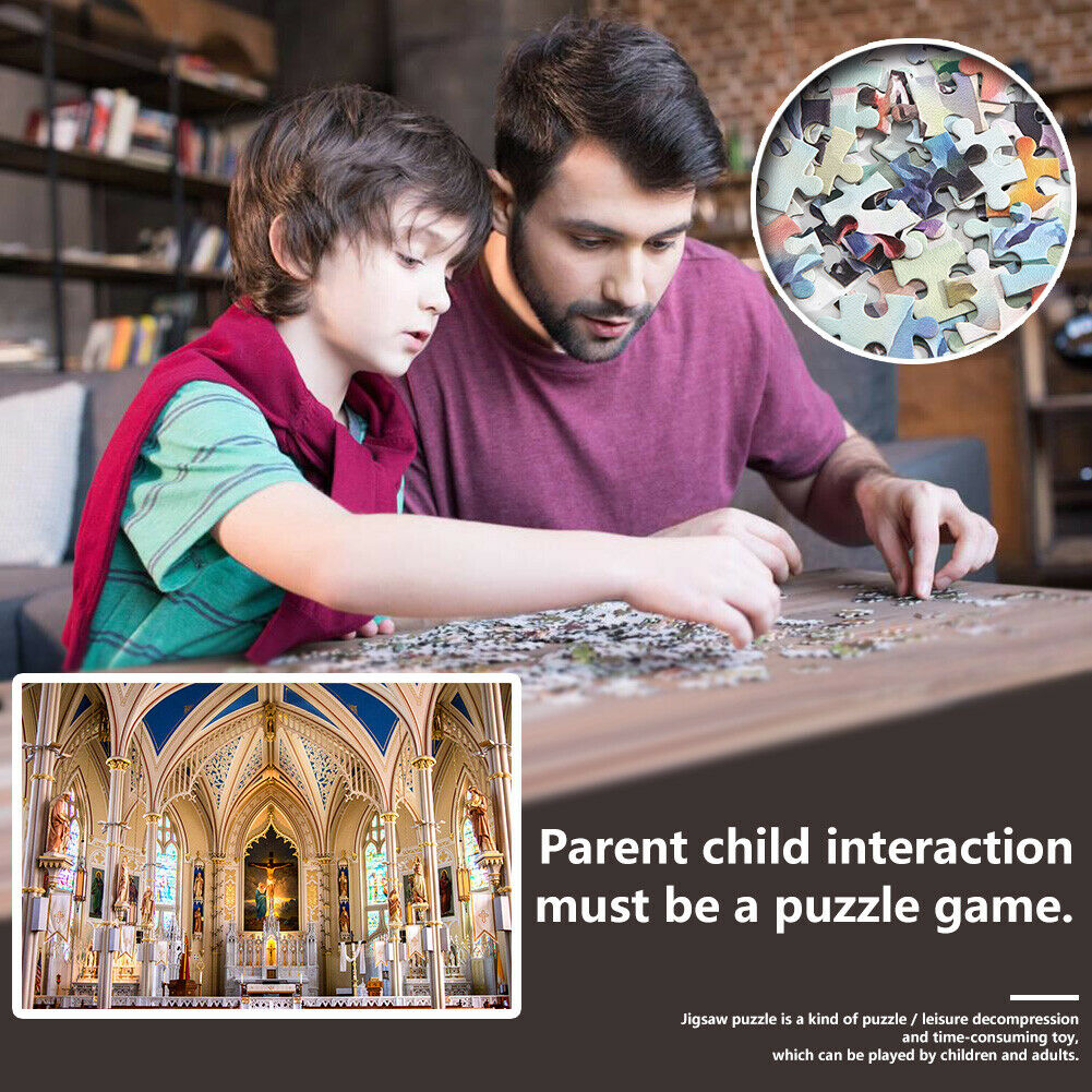Gesu Church Paper Puzzles 1000pcs Adults Kids Jigsaw Assemble Picture Toys @