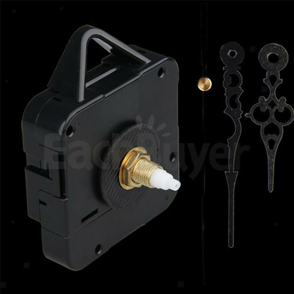 2 Sets of Quartz Wall Clock Movement Mechanism Repair Parts Replacement Kit