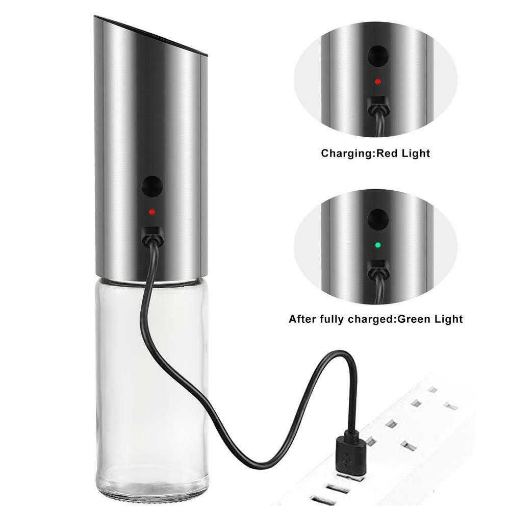 Electric Salt And Pepper Grinder Gravity Sensor Pepper Mill Tool Rechargeable