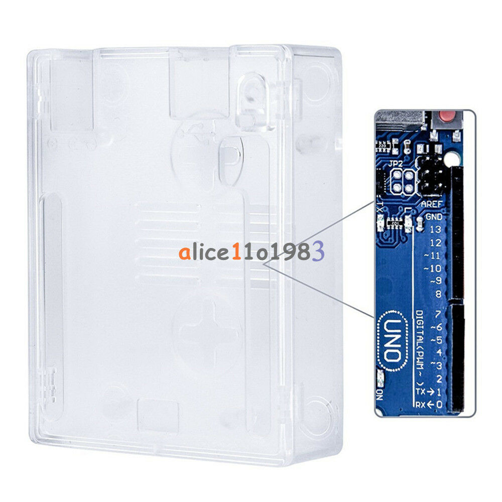 Clear ABS Case Shell Enclosure Box Screw For Arduino UNO R3 Mini/Micro/Type USB