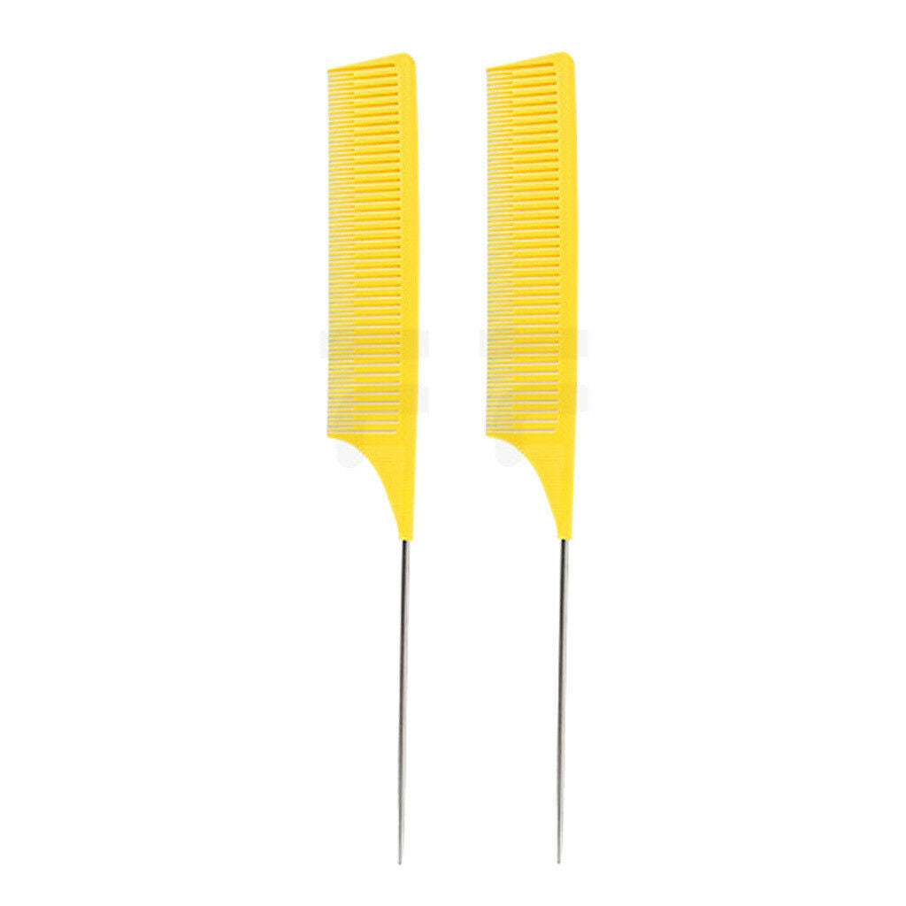 Professional ABS Sectioning Weave Highlighting Foiling Hair Combs Salon Comb
