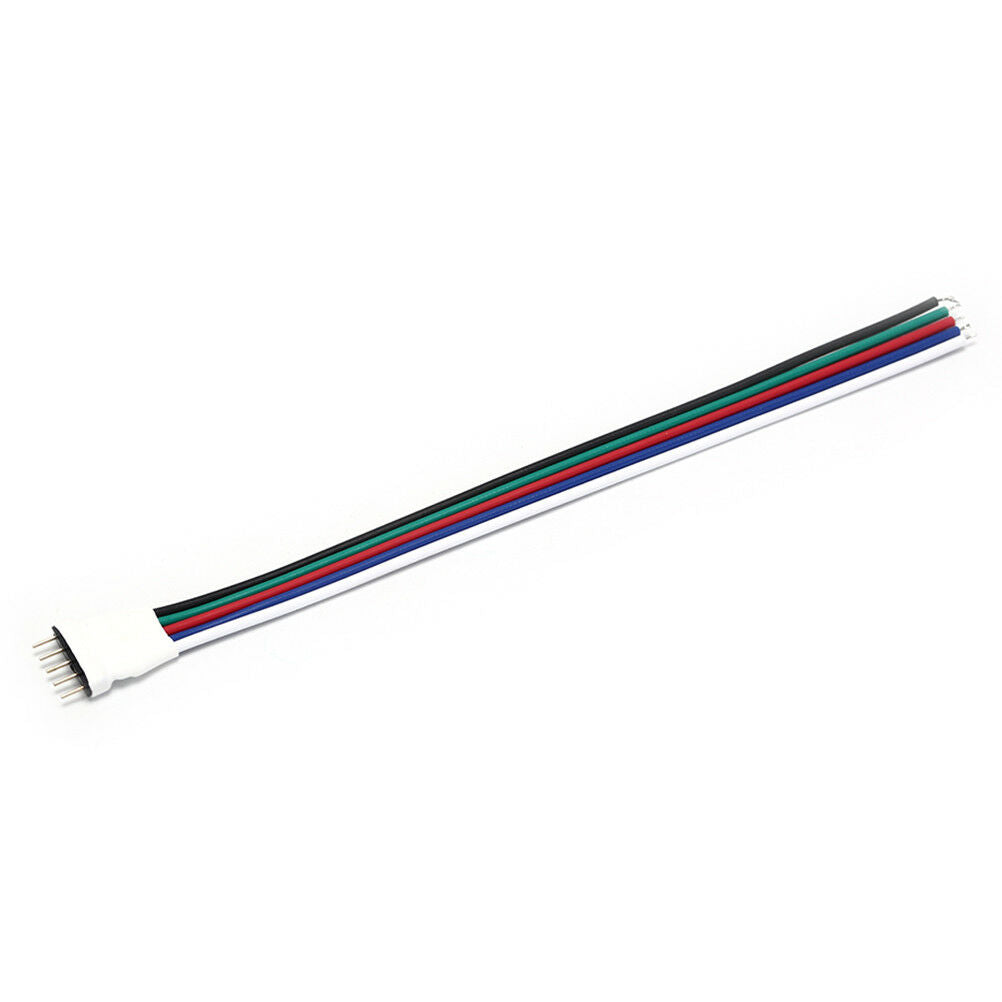 5Pcs 5Pin RGBW Connector Male With Wire Cable 5Pin LED Connector .l8