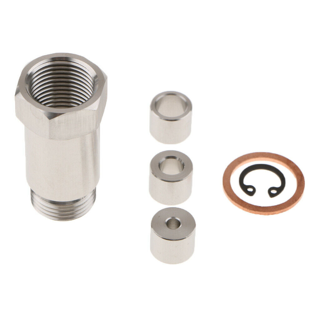 1 Set of Stainless Steel M18x1.5mm O2 Extension Adapter