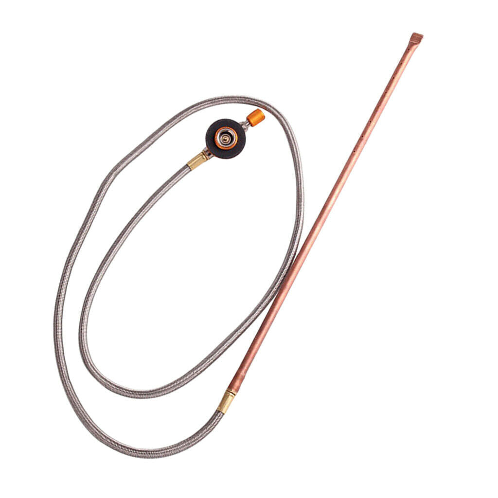Hand Held Fire Starter Gas Appliance with 1m Flexible Hose for Camping