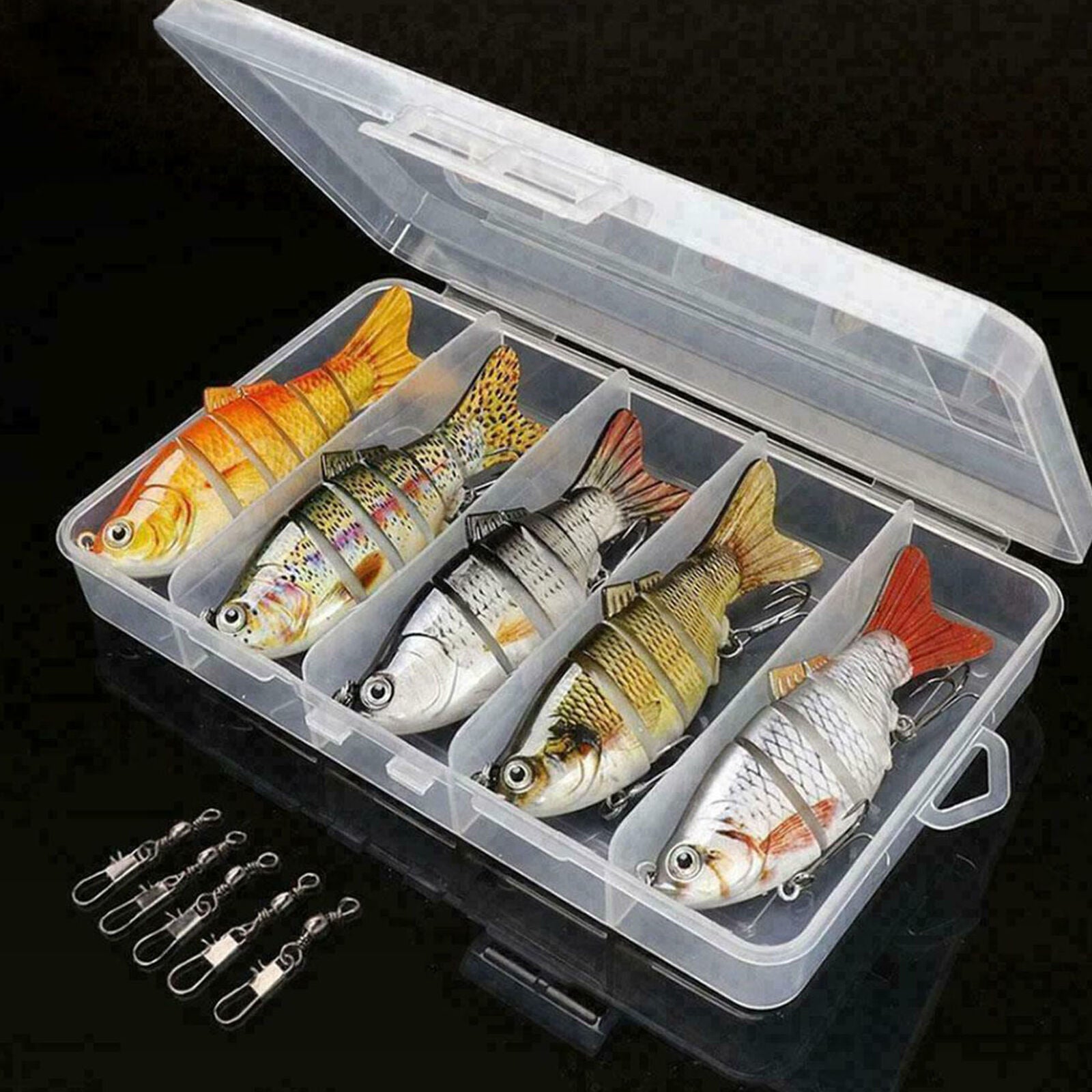 5PCS Pieces Wobbler Lure Fishing Set Bait Fishing Accessories Set