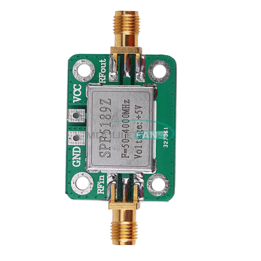 50-4000MHz RF LNA Low Noise Amplifier Signal Receiver SPF5189 NF = 0.6dB