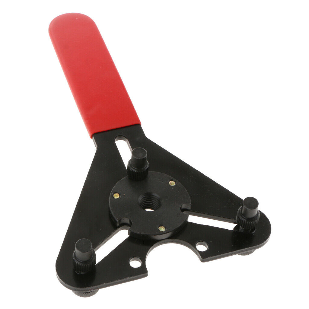 Carbon Steel Wrench Spanner with Three-Studs A/C Compressor Clutch Installer and