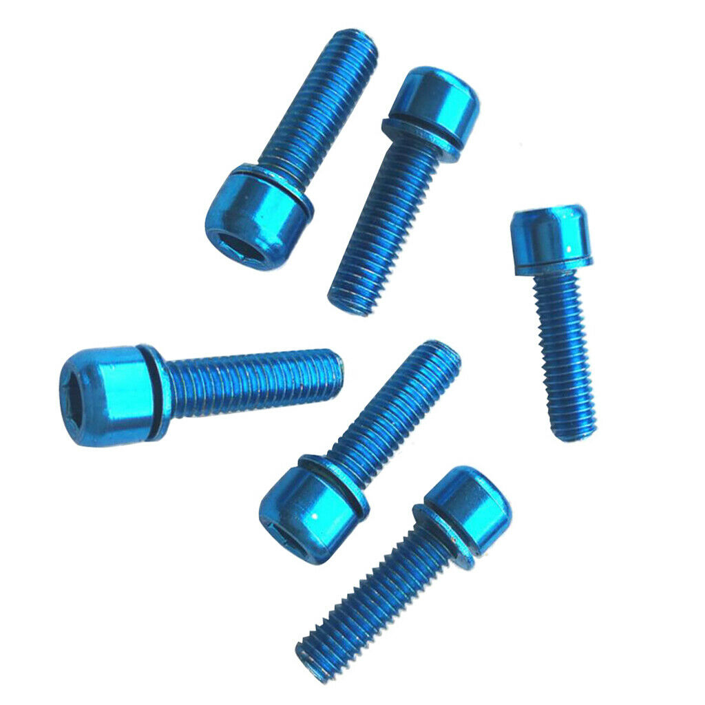 24x MTB Road Bike Bicycle M5x18 Handlebar Rear Rack Hex Socket Screw Bolt