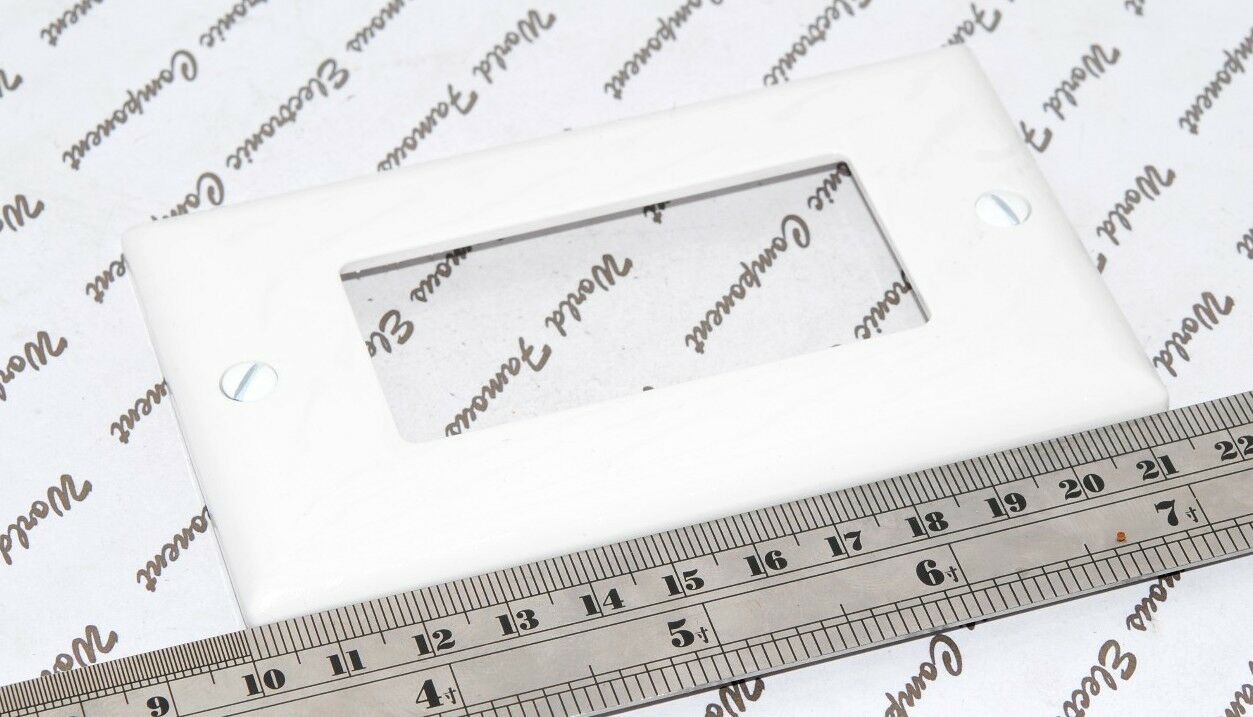 10pcs-COOPER 15FF GFCI Decorator Standard Size Wallplates 1-Gang