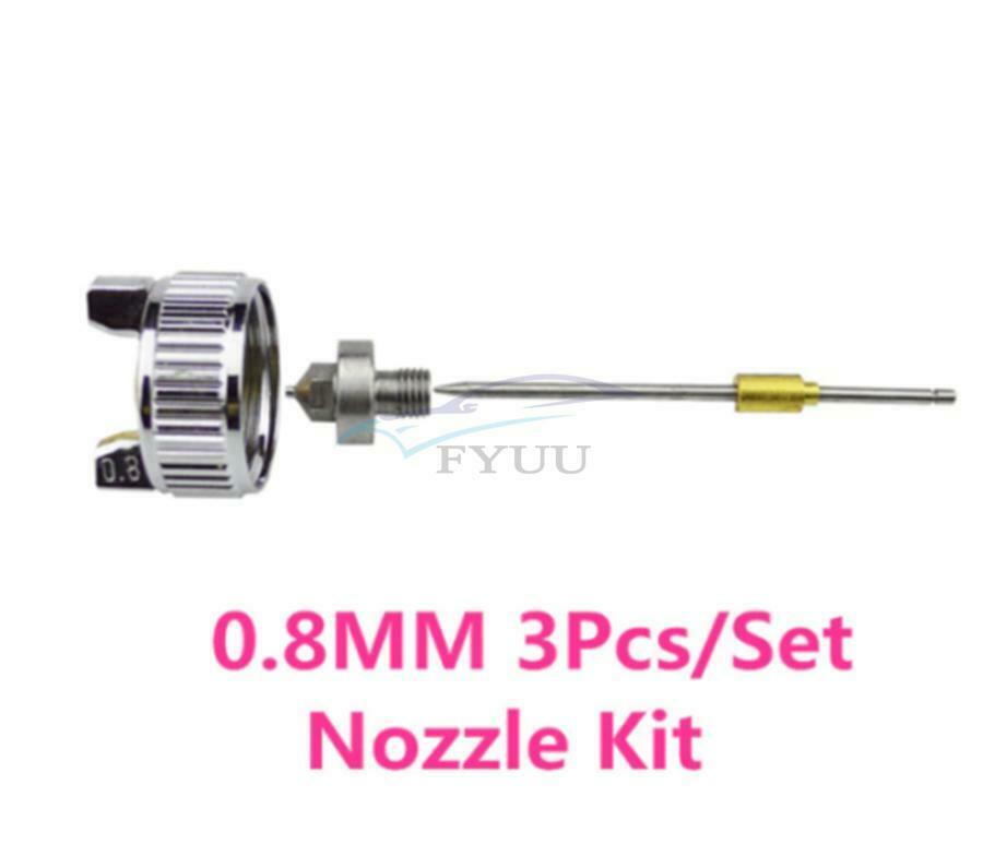 H-2000 Professional HVLP mini Paint Spray Gun with 0.8mm and 1.0mm Nozzles