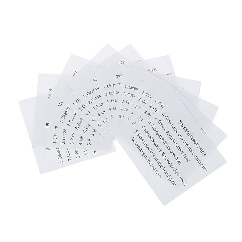 10x Swimming Float Repair Kit Puncture Repair Patch Glue Adhesive For Din.l8