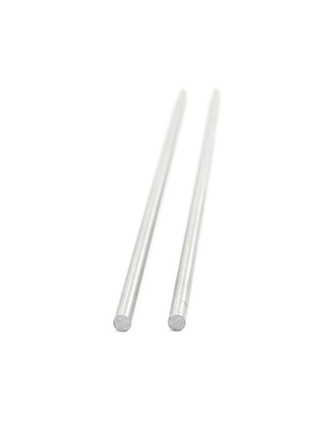 5Pcs Lathe 100mm x 2mm 304 Stainless Steel Axle Round Rod Stock Drill Bar