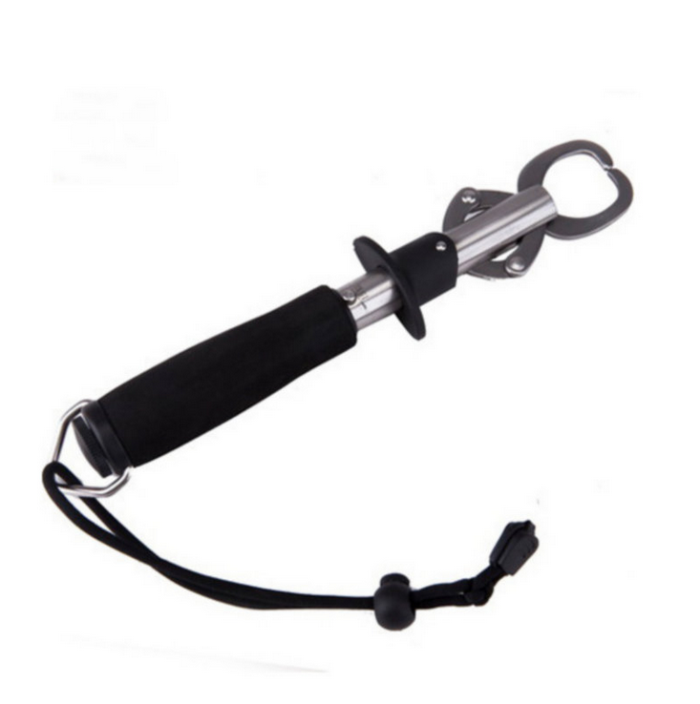 Portable Fish Fishing Lip Grip Gripper Hanging Scale Stainless &Sponge with 15kg