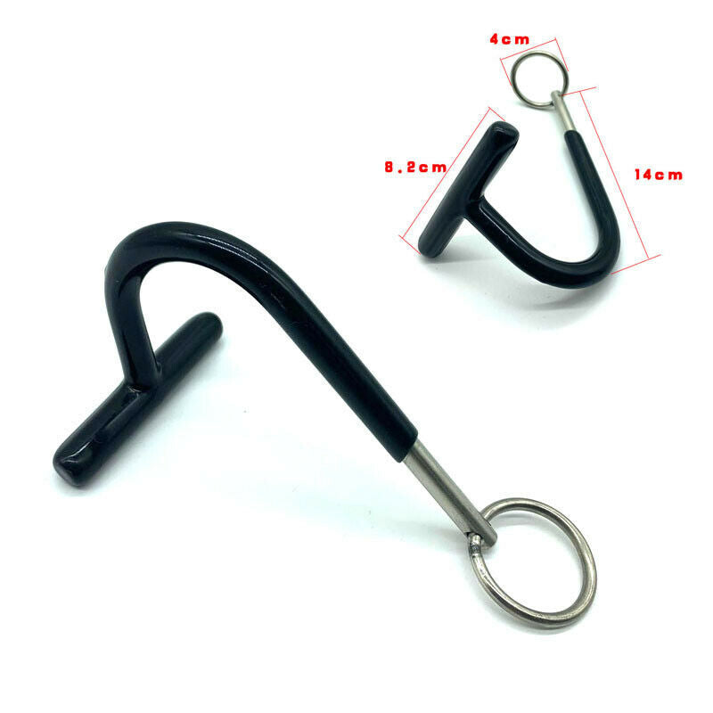 Nylon + Alloy Hail Strap S Hook Crowbar Hanger Kit For Auto Car SUV Dent Repair