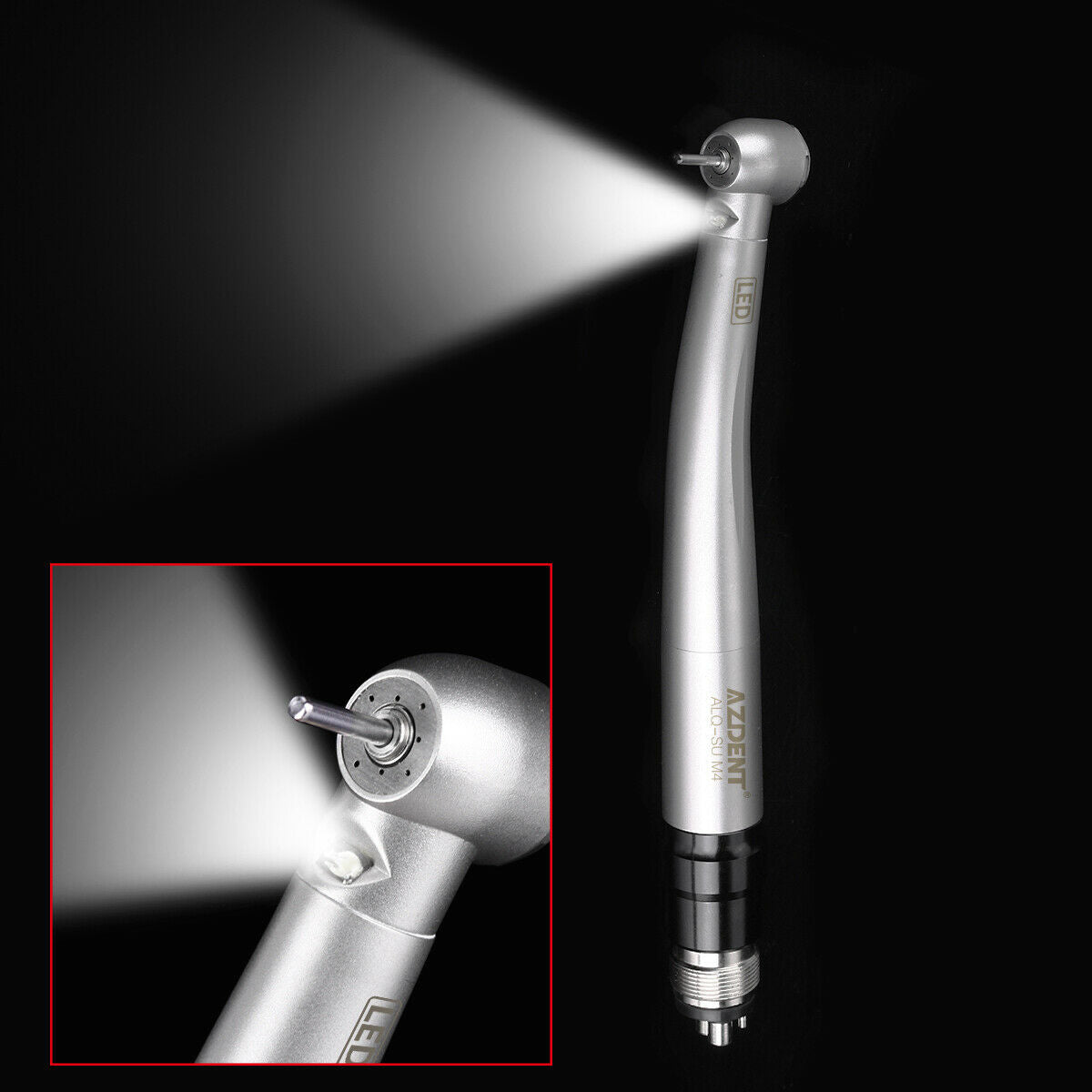 10X NSK Style Dental LED E-generator High Speed Optic Handpiece Quick Coupler 4H